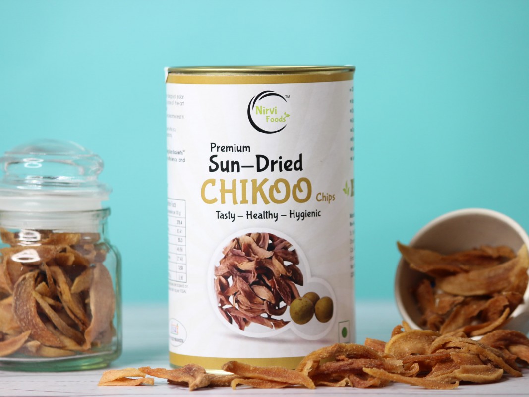 Premium Sun- Dried Sapota (Chikoo Chips) from India
